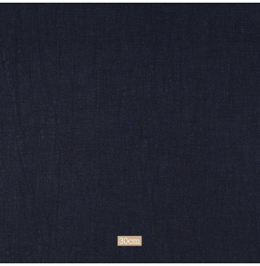 Tissu-ramie-aspect-lin-lavé-bleu-marine