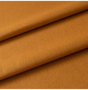 Tissu-ameublement-look-lin-ocre