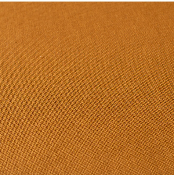 Tissu-ameublement-look-lin-ocre