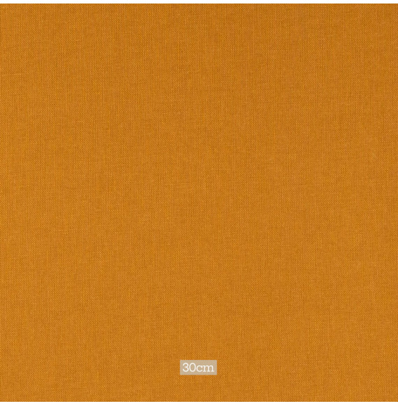 Tissu-ameublement-look-lin-ocre