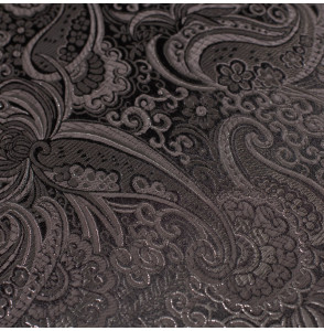 Tissu-jacquard-lurex-cachemire-argent-noir