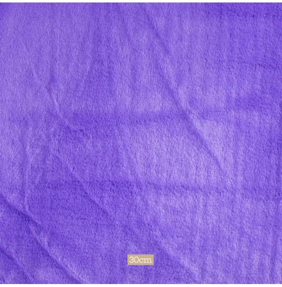 Tissu-fourrure-poil-court-violet