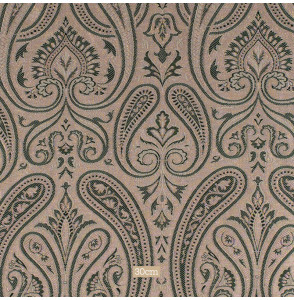 Stof-brokaat-110cm-groen-champagne-indisch