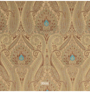 Stof-brokaat-90cm-oker-en-goud-cachemire