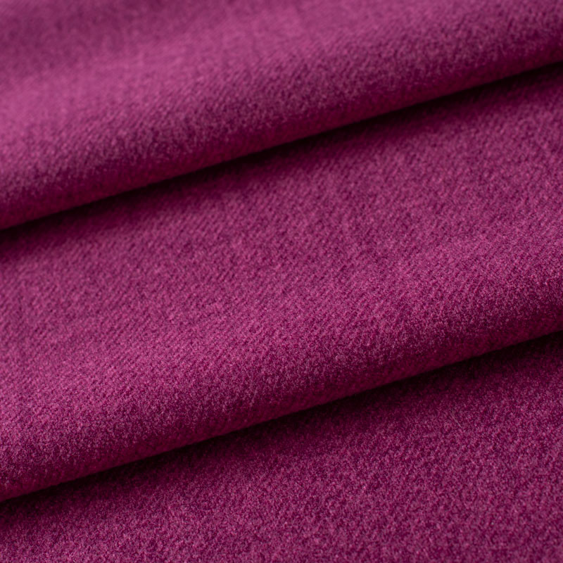 Tissu-polyester-aspect-laine-chiné-fuchsia