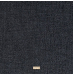 Tissu polyester aspect laine chiné anthracite