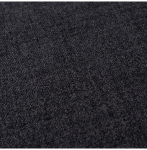 Tissu polyester aspect laine chiné anthracite