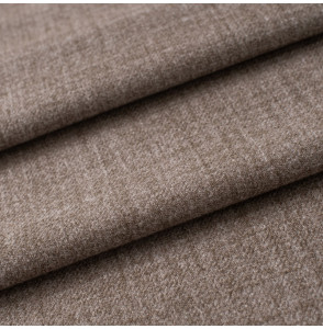 Tissu-polyester-aspect-laine-chiné-taupe