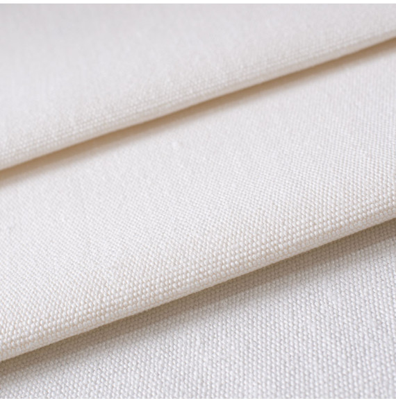 Tissu-ameublement-lin-épais-blanc-cassé