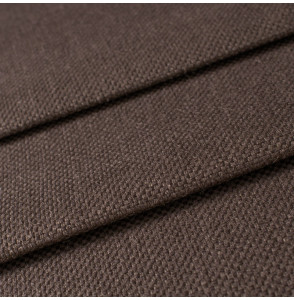 Tissu-ameublement-lin-épais-taupe-foncé