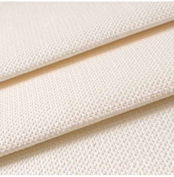 Tissu-ameublement-raffia-et-coton-blanc-cassé