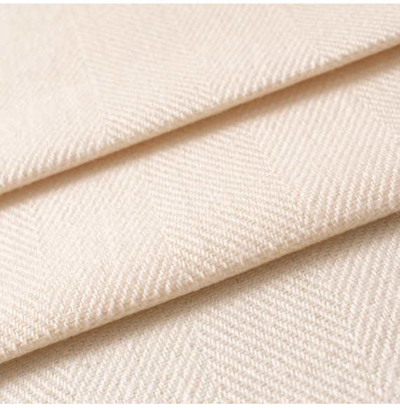 Tissu-ameublement-lin-chevron-crème
