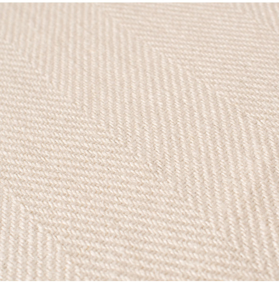 Tissu-ameublement-lin-chevron-crème