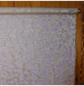 Coupon-jacquard-1M50-haute-couture-mauve-op-een-linnenlook-ondergrond-met-lurex