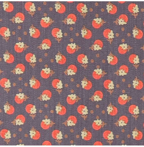 Coupon-zijden-en-wol-1M20--beige-en-bruine-bloemen