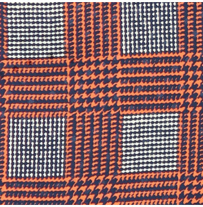 Coupon-zijden-2M20--bruine-en-zwarte-prince-de-galle