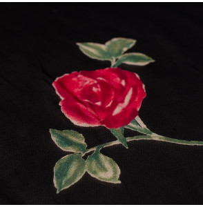 Coupon-organza-de-soie-4M60-haut-de-gamme-impression-de-roses