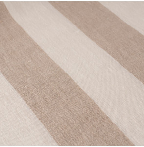 Tissu-ameublement-lin-ligné-blanc-cassé-et-naturel