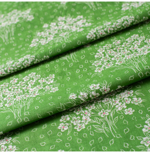 Tissu-d'ameublement-vintage-bouquets-blancs