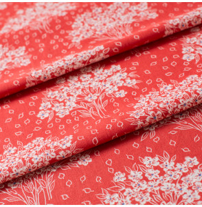 Tissu-d'ameublement-vintage-bouquets-blancs