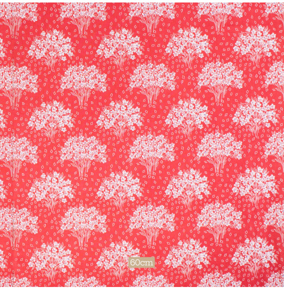 Tissu-d'ameublement-vintage-bouquets-blancs
