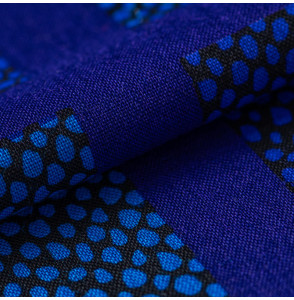 EXCEPTIONNEL-TISSU-FINE-LAINE-DE-LA-MAISON-ABRAHAM-QUADRILLAGE-BLEU-ET-MAUVE