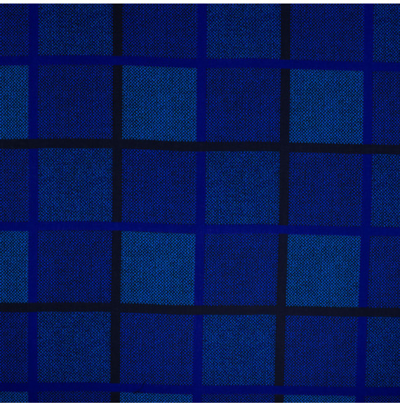 EXCEPTIONNEL-TISSU-FINE-LAINE-DE-LA-MAISON-ABRAHAM-QUADRILLAGE-BLEU-ET-MAUVE