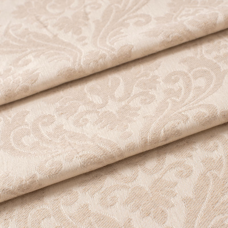 Tissu-280cm-ameublement-jacquard-motif-damas-lin