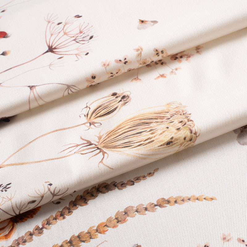 Tissu-sergé-fleuri-automne-pour-nappe