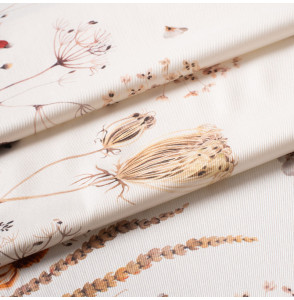 Tissu-sergé-fleuri-automne-pour-nappe