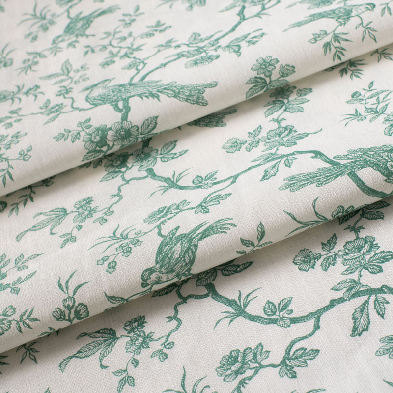 Tissu-280cm-coton-mésange-vert