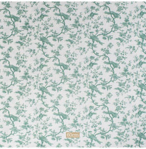 Tissu-280cm-coton-mésange-vert