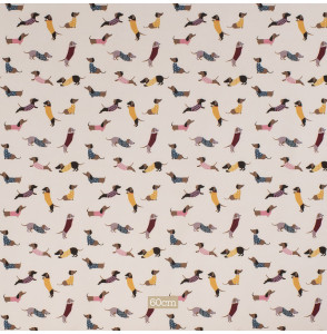 Tissu-softshell-blanc-cassé-motif-chien
