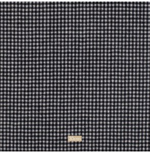 TISSU-EN-LAINE-FIN-FLANEL-VICHY-NOIR-ET-BLANC