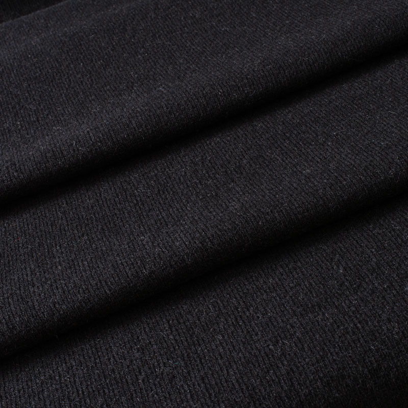 TISSU-TRICOT-DE-LAINE-DOUBLE-FACE--NOIR-ET-GRIS
