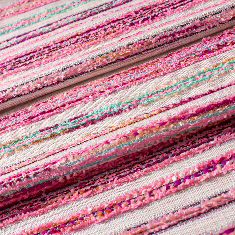 TISSU-TWEED-EN-COTON-MAHLIA-KENT-LIGNÉ-MULTICOLORE