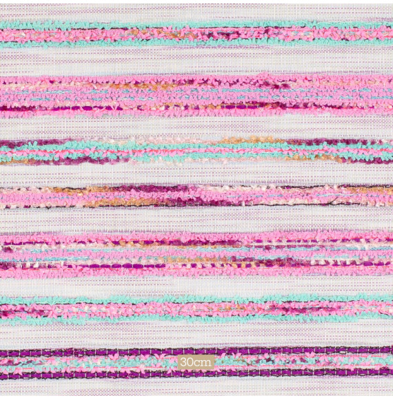 TISSU-TWEED-EN-COTON-MAHLIA-KENT-LIGNÉ-MULTICOLORE