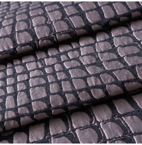 TISSU-JACQUARD-STYLE-CROCODILE-BLEU-GRIS