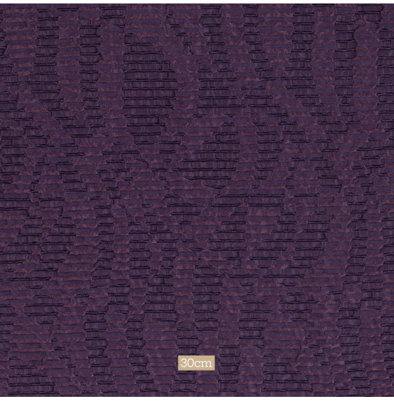 TISSU-GAUFRÉ-MADE-IN-ITALY--LIGNÉ-MAUVE-ET-NOIR