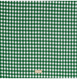 TISSU-VINTAGE-ÉTOILES-VERTES-SUR-FOND-BLANC