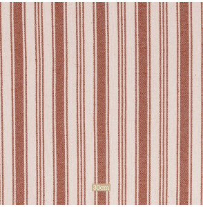 Stof-katoen-naturel-gestreept-terracotta