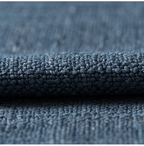 Tissu-look-lin-épais-bleu