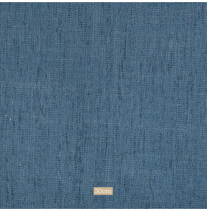 Tissu-look-lin-épais-bleu
