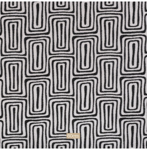 Tissu-structuré-bouclette-ethnique-noir-et-blanc