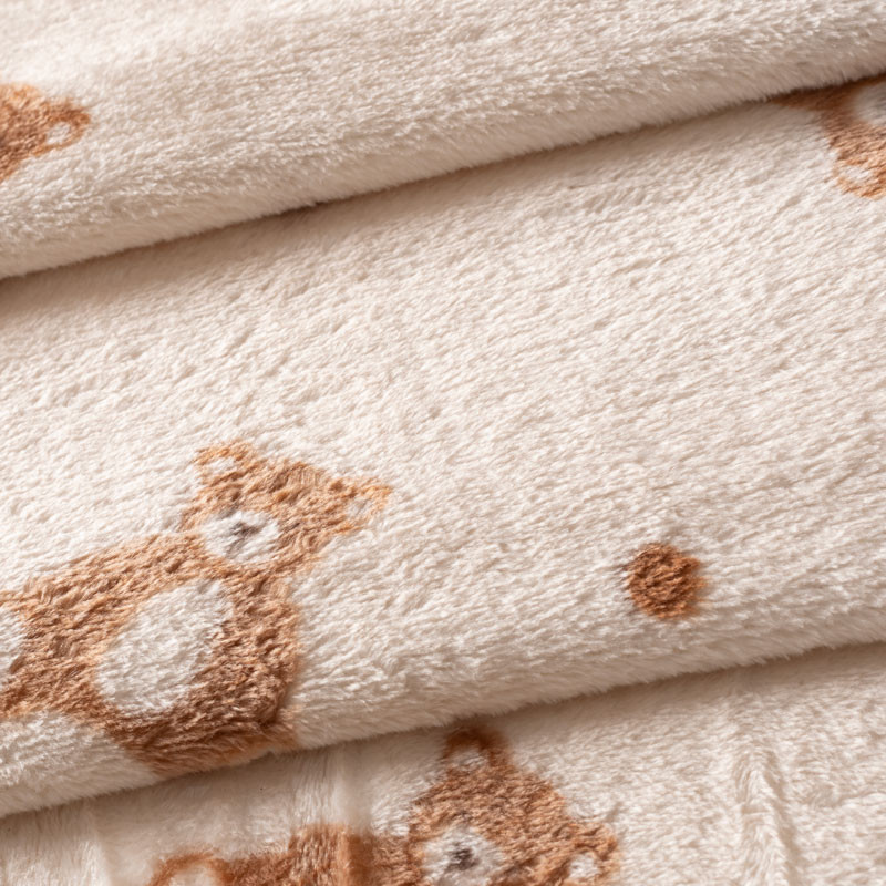 Ecru-fleece-teddybeerstof