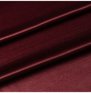 TISSU-SOIE-CRÈPE-SATIN-BORDEAUX