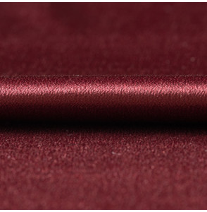 TISSU-SOIE-CRÈPE-SATIN-BORDEAUX