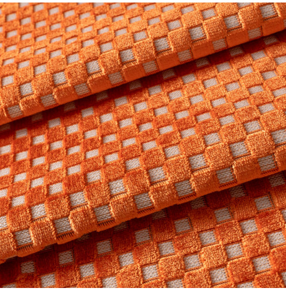 Tissu-velours-petit-carré-orange