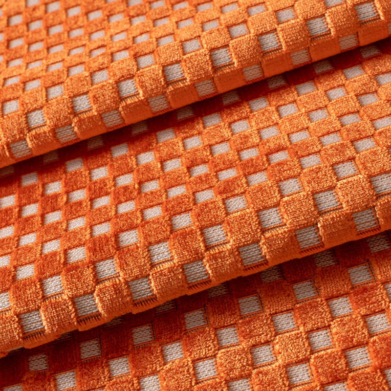 Tissu-velours-petit-carré-orange