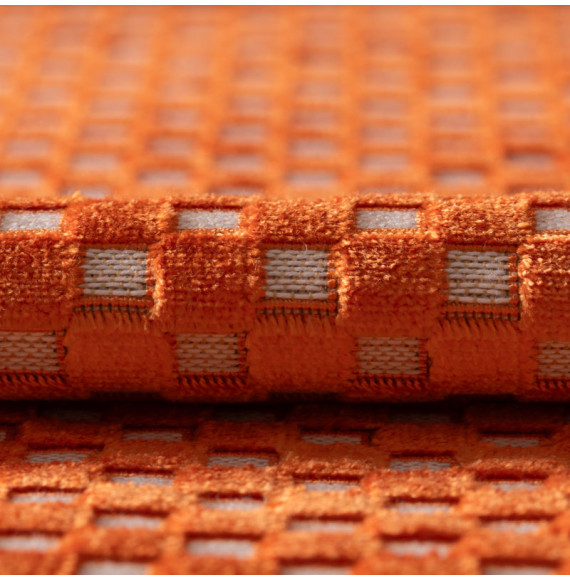 Tissu-velours-petit-carré-orange